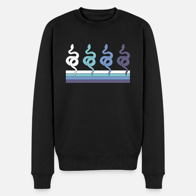 Serpent - Pull Premium bio Homme - noir