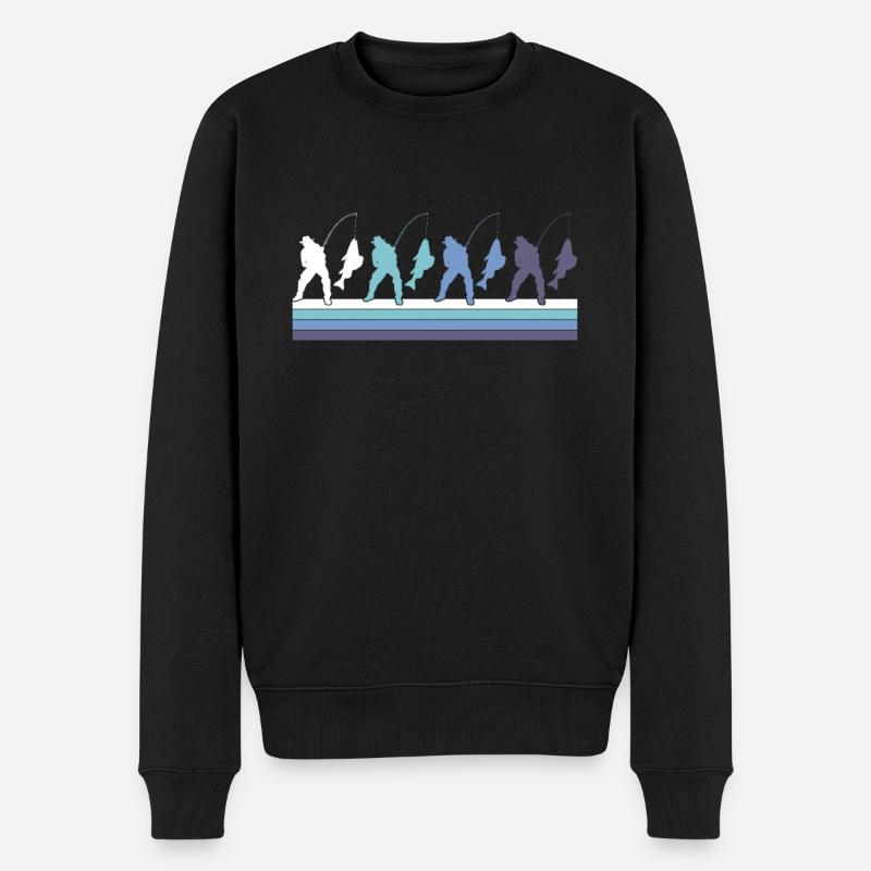 Pêche - Pull Premium bio Homme - noir