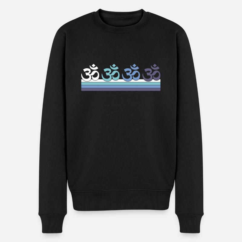 Méditation - Pull Premium bio Homme - noir