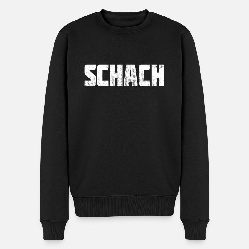 Schach - Männer Premium Bio Pullover - Schwarz