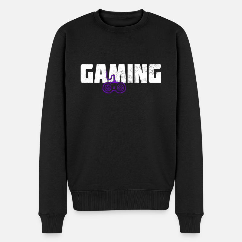 Jeu - Pull Premium bio Homme - noir