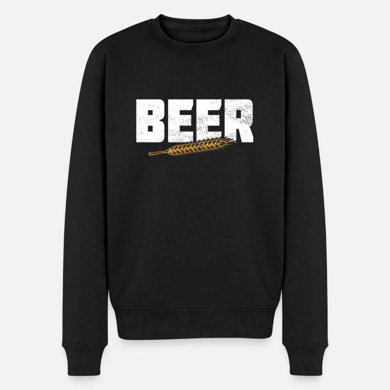 Bière - Pull Premium bio Homme - noir