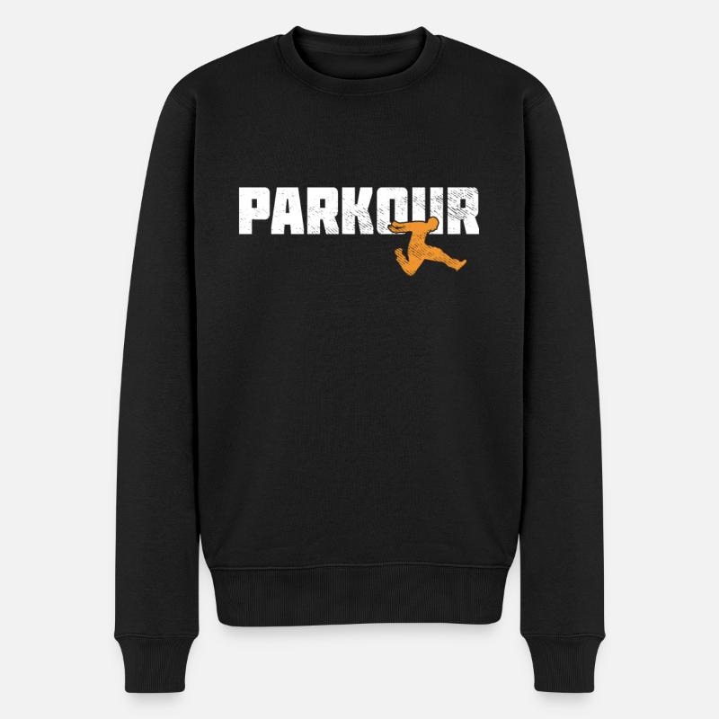 Parkour - Pull Premium bio Homme - noir
