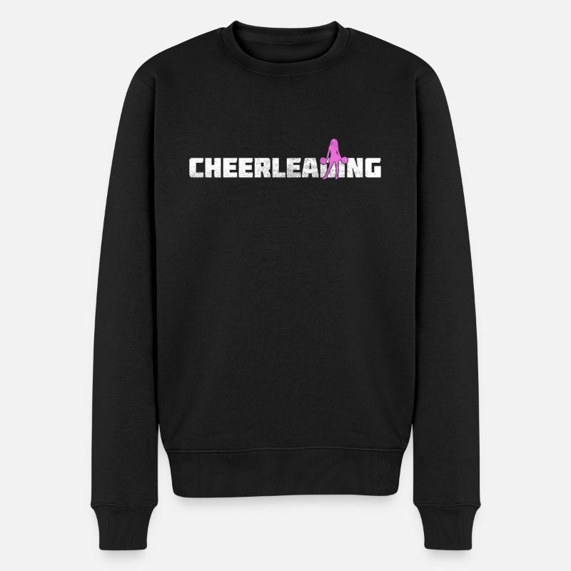 Cheerleading - Pull Premium bio Homme - noir