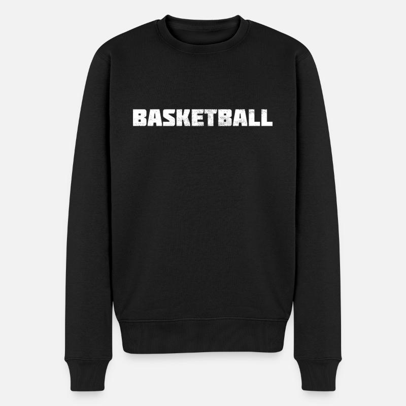 Basket-ball - Pull Premium bio Homme - noir