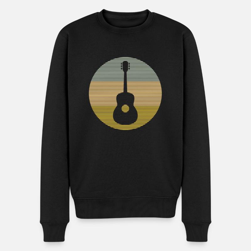 Guitare - Pull Premium bio Homme - noir