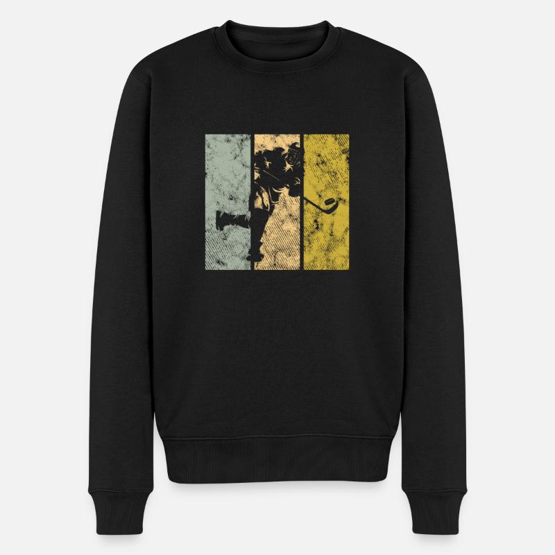 Hockey sur glace - Pull Premium bio Homme - noir