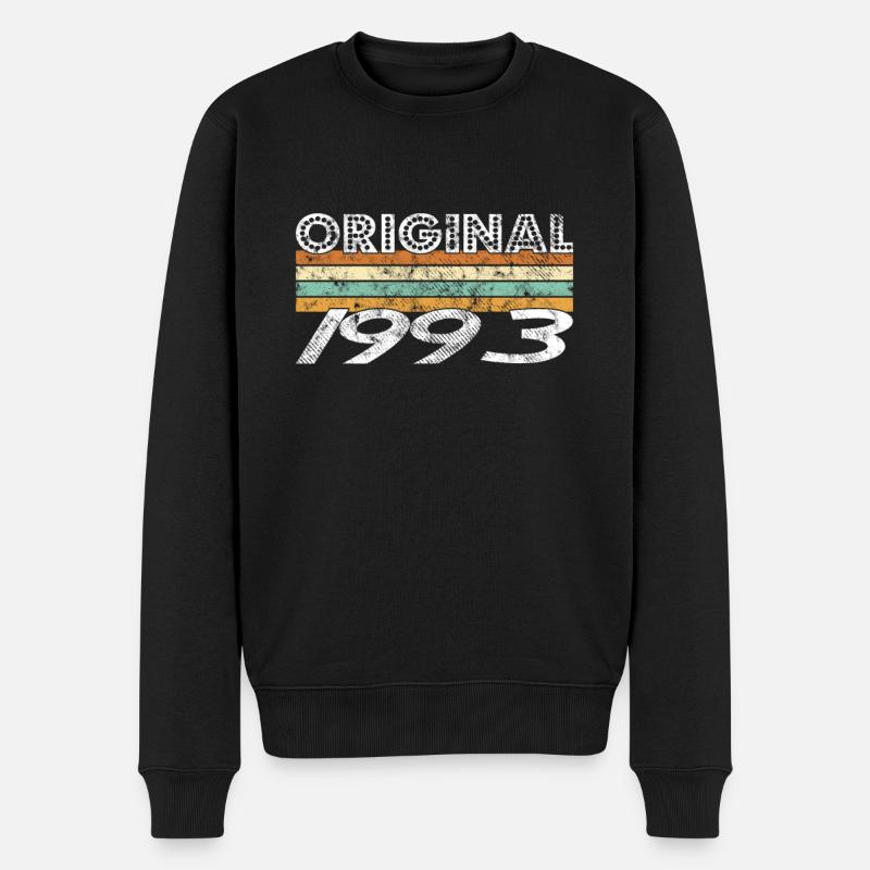 Original 1993 - Männer Premium Bio Pullover - Schwarz