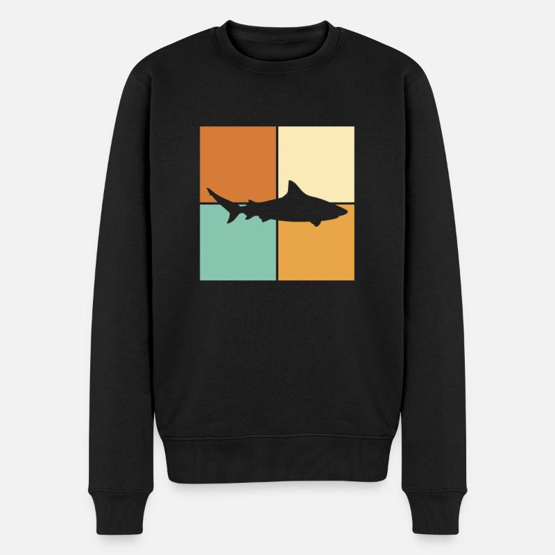 Requin - Pull Premium bio Homme - noir