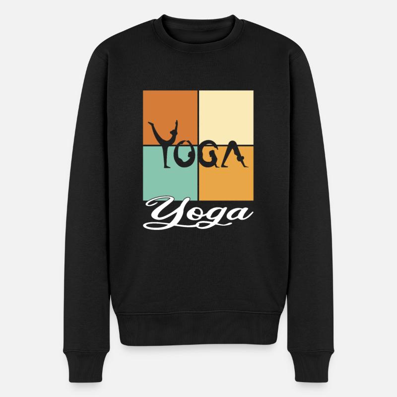 Yoga - Pull Premium bio Homme - noir