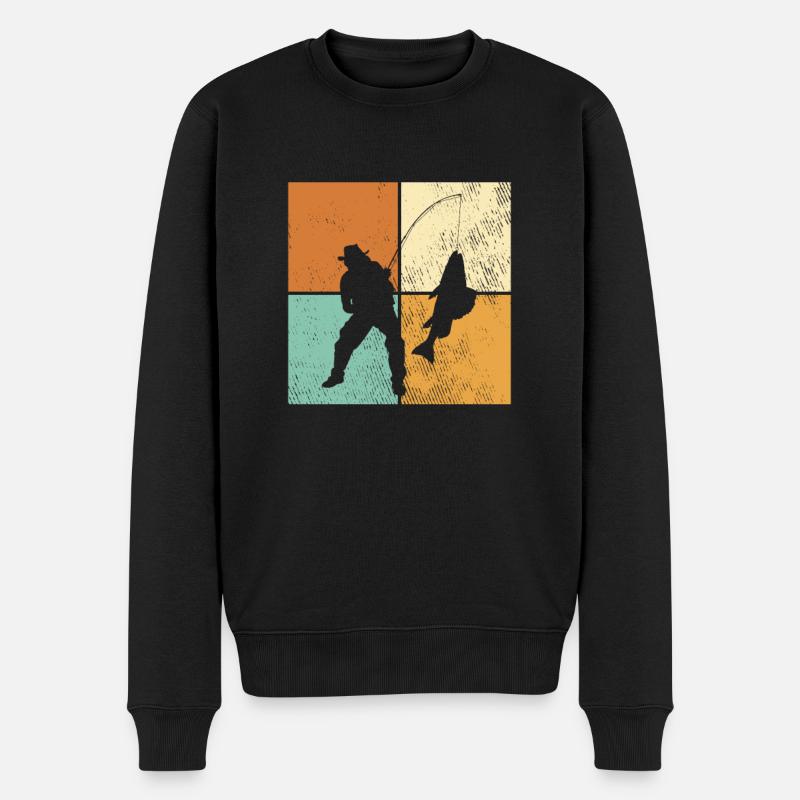 Pêche - Pull Premium bio Homme - noir