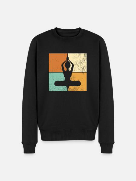 Méditation - Pull Premium bio Homme - noir