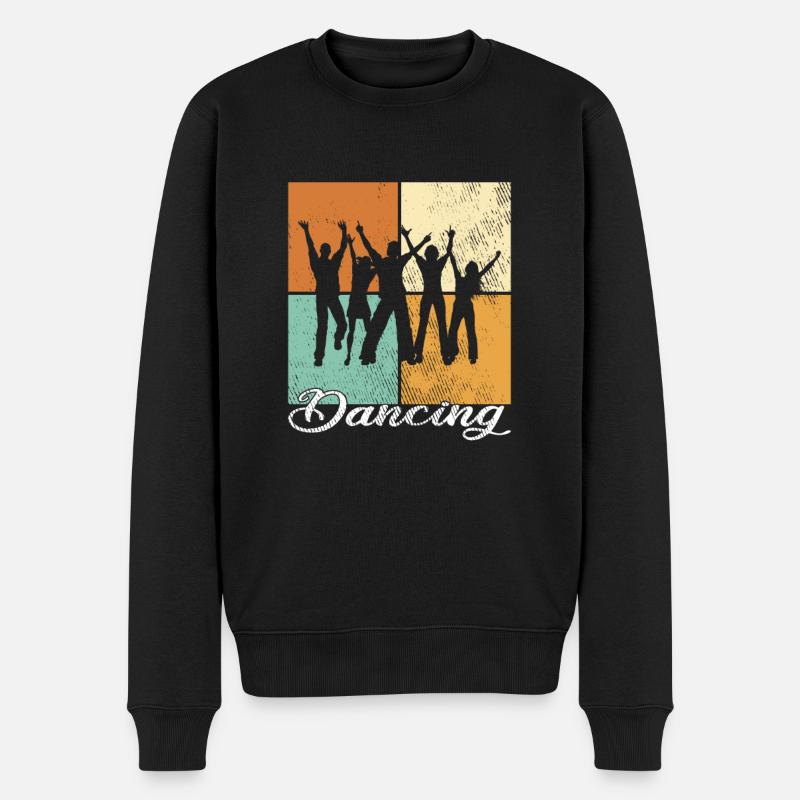 Tanzen - Männer Premium Bio Pullover - Schwarz