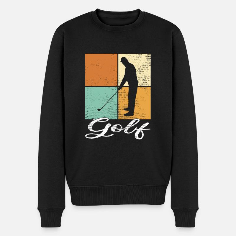 Golfe - Pull Premium bio Homme - noir