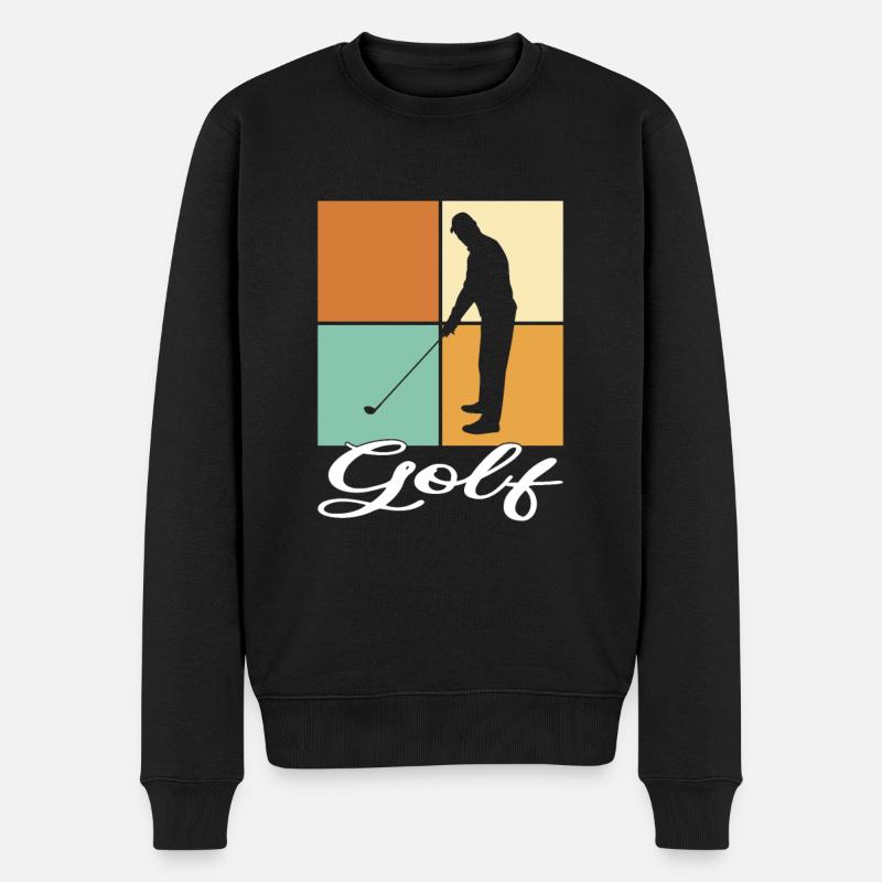 Golfe - Pull Premium bio Homme - noir
