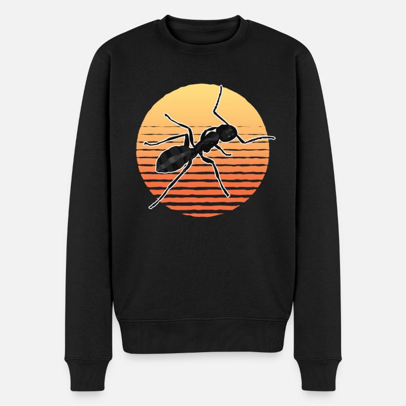 Ameisen Ameisenfarm | Ameise Formicarium Geschenk - Männer Premium Bio Pullover - Schwarz