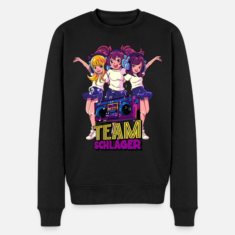 Équipe Schlager - Pull Premium bio Homme - noir