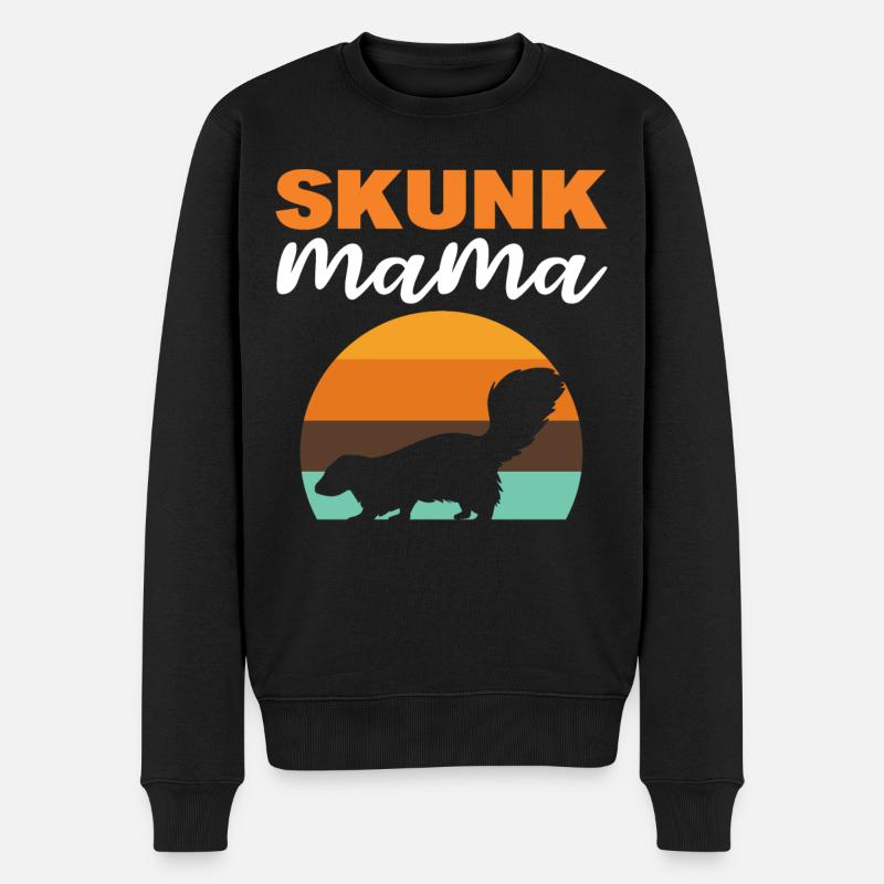 Maman moufette - Pull Premium bio Homme - noir