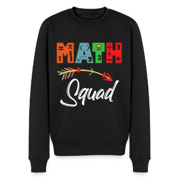 Appréciation du professeur de mathématiques de l’escouade de mathématiques - Pull Premium bio Homme - noir - Devant - Nico (187cm)
