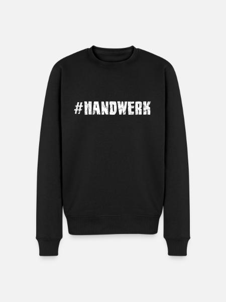 Handwerk - Männer Premium Bio Pullover - Schwarz