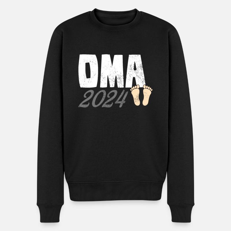 Oma 2024 - Männer Premium Bio Pullover - Schwarz