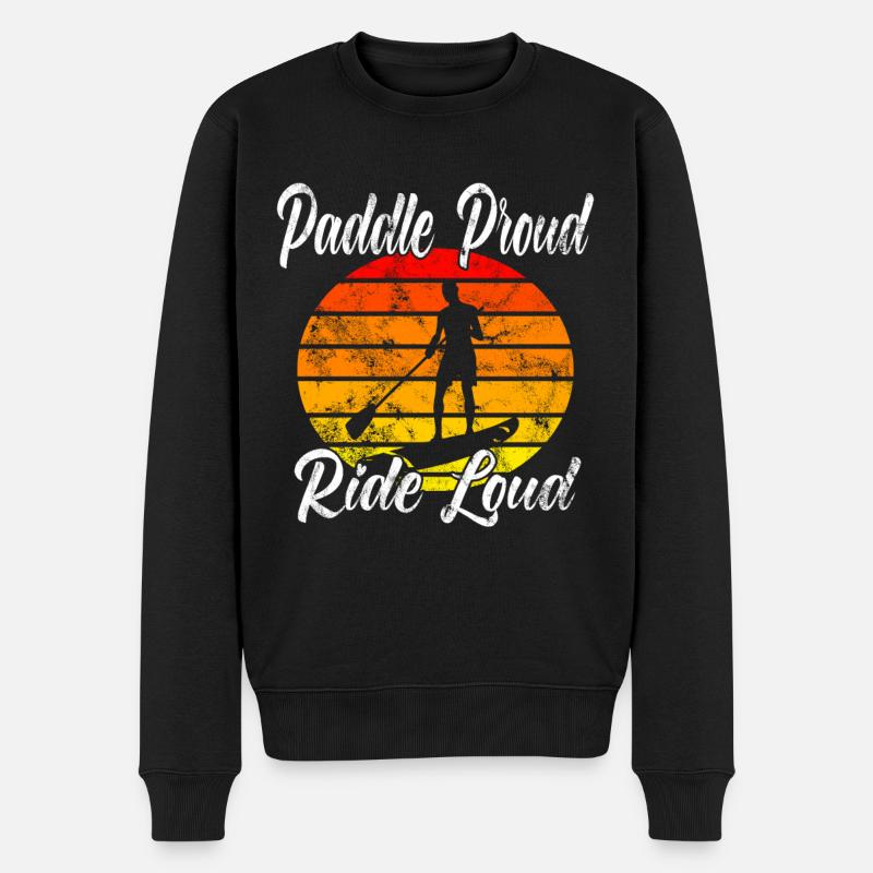 Paddle Proud Ride Loud - Pull Premium bio Homme - noir