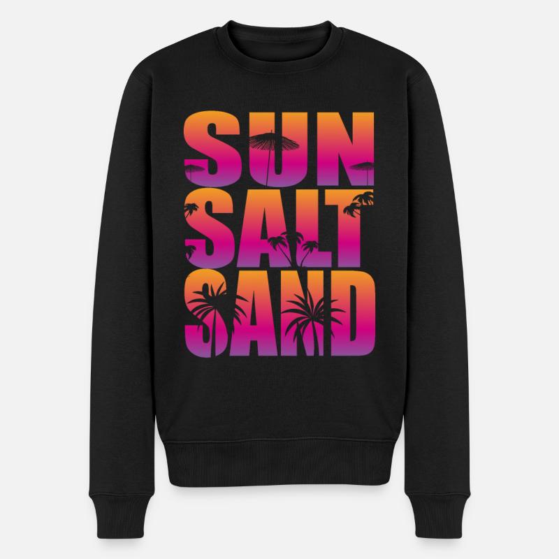 Sel de soleil Sable - Pull Premium bio Homme - noir