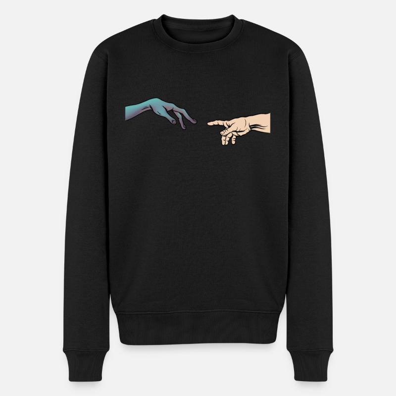 Alien Contact OVNI Aliens - Pull Premium bio Homme - noir