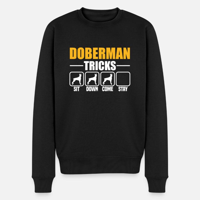 Astuces de doberman - Pull Premium bio Homme - noir