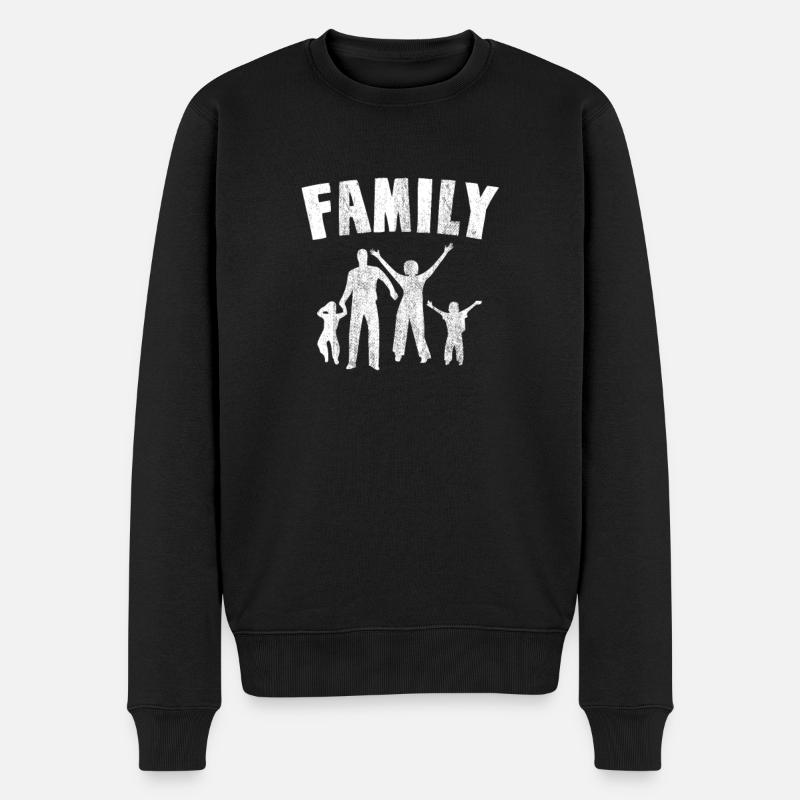Famille - Pull Premium bio Homme - noir