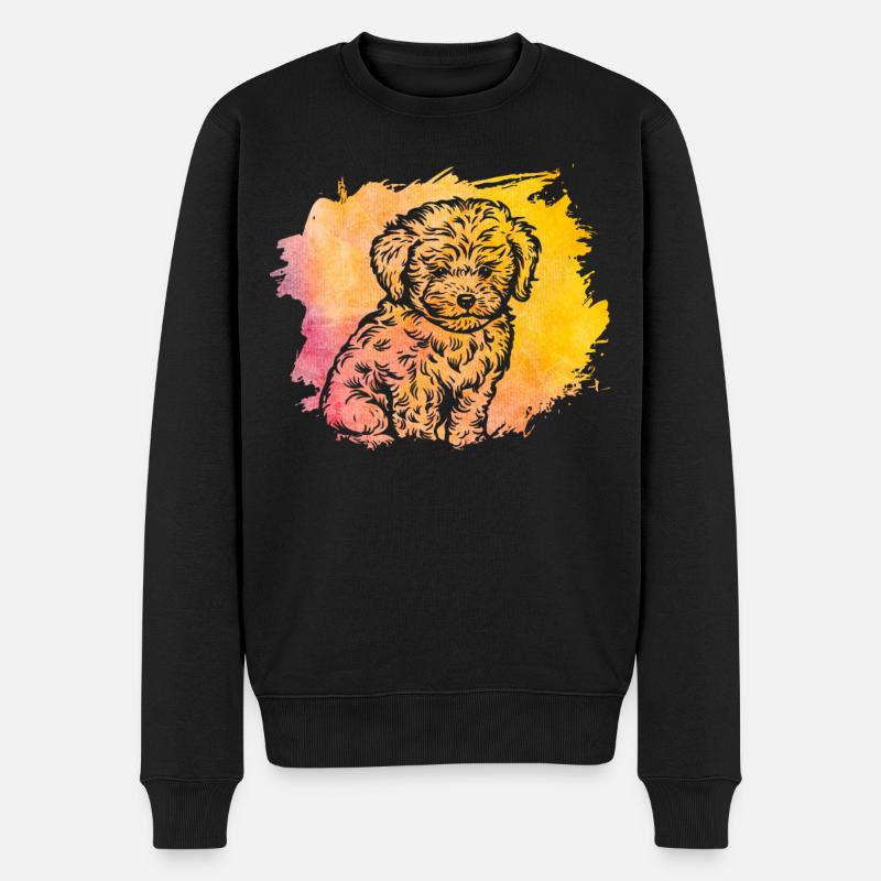 Havanais rétro - Pull Premium bio Homme - noir