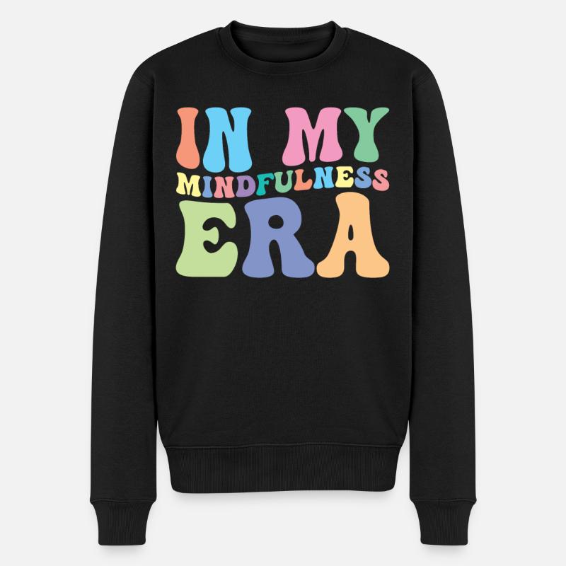 Mindfulness Groovy - Pull Premium bio Homme - noir