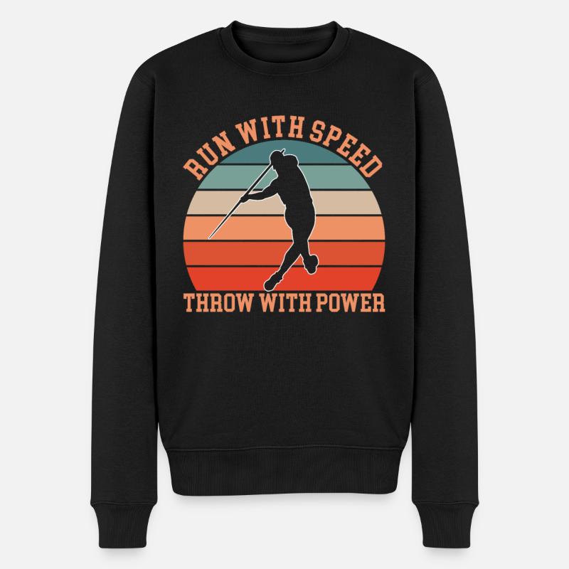 Lancer du javelot - Pull Premium bio Homme - noir