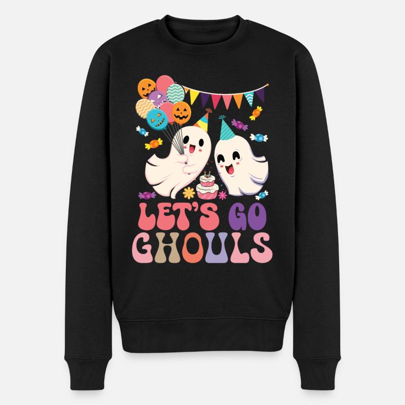 Let’s Go Ghouls - Pull Premium bio Homme - noir