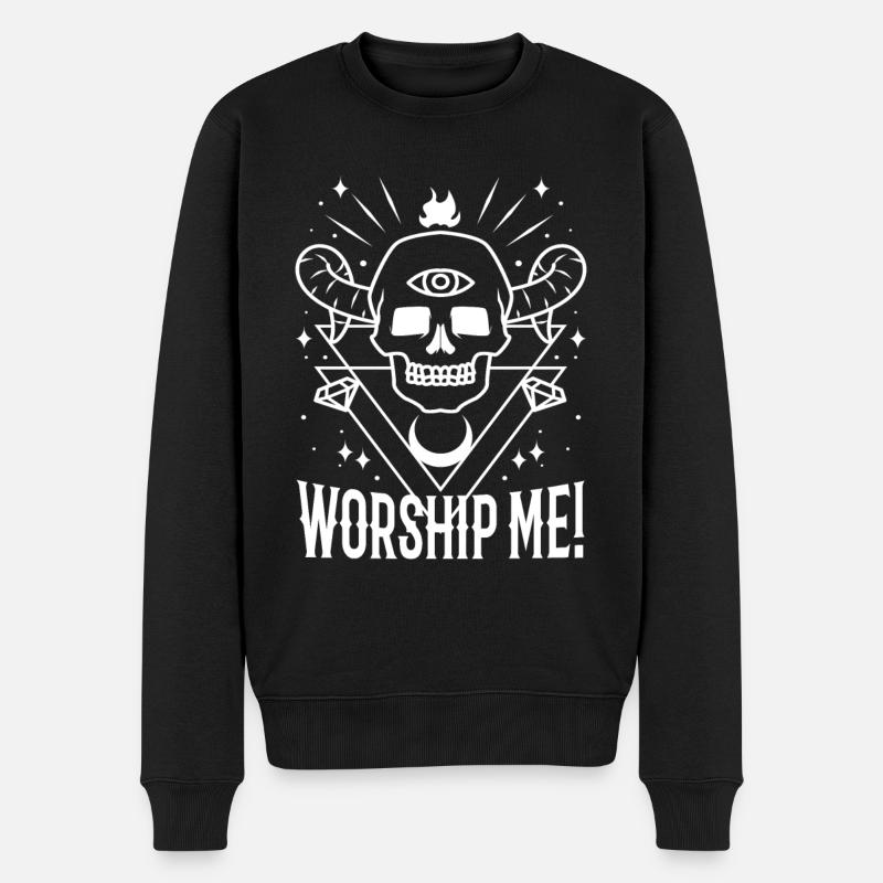 Adorez-moi - Pull Premium bio Homme - noir