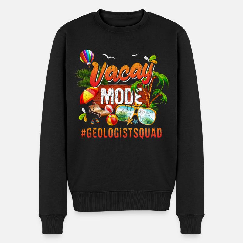 Groupe de vacances géologue #Geologistsquad - Pull Premium bio Homme - noir
