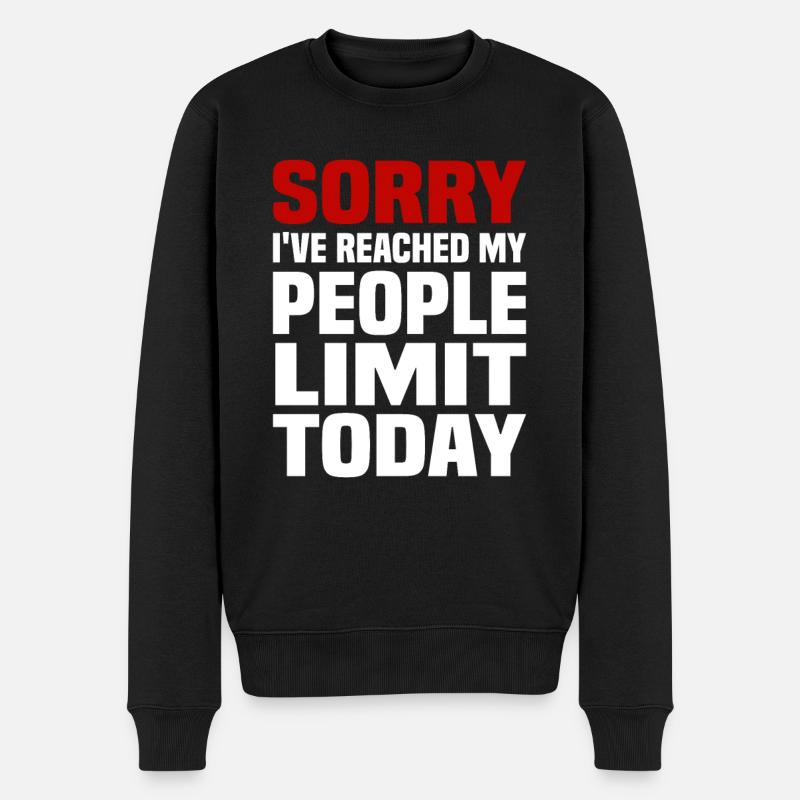 Misanthrope Antisocial Introverti - Pull Premium bio Homme - noir