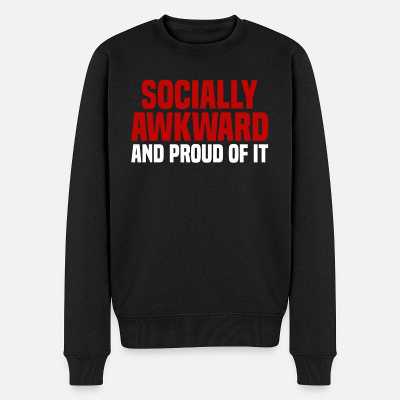 Misanthrope Antisocial Introverti - Pull Premium bio Homme - noir
