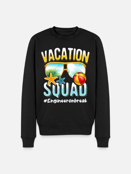 Engineer Vacation Squad #Engineeronbreak - Men's Premium Organic Jumper - black
