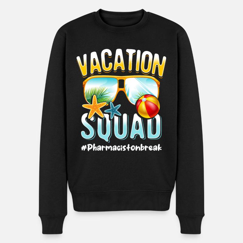 Pharmacien Vacation Squad #Pharmacistonbreak - Pull Premium bio Homme - noir