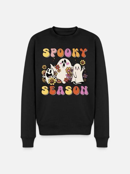 Spooky Season - Men's Premium Organic Jumper - black