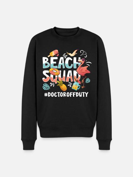 Doctor Vacation Beach Group - Men's Premium Organic Jumper - black