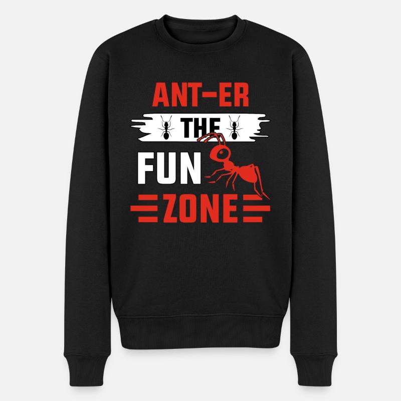 Dans la zone de divertissement - Pull Premium bio Homme - noir
