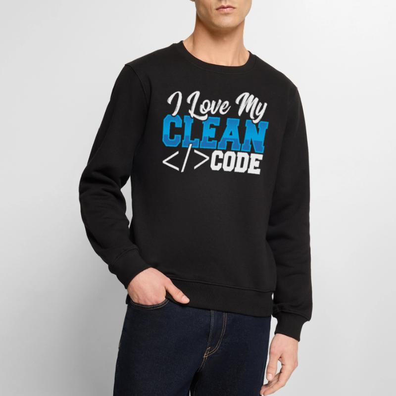 Programmation J’aime mon code propre Pull Premium bio Homme