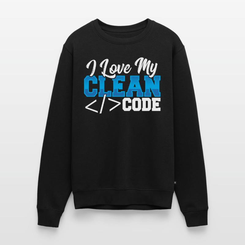 Programmation J’aime mon code propre Pull Premium bio Homme