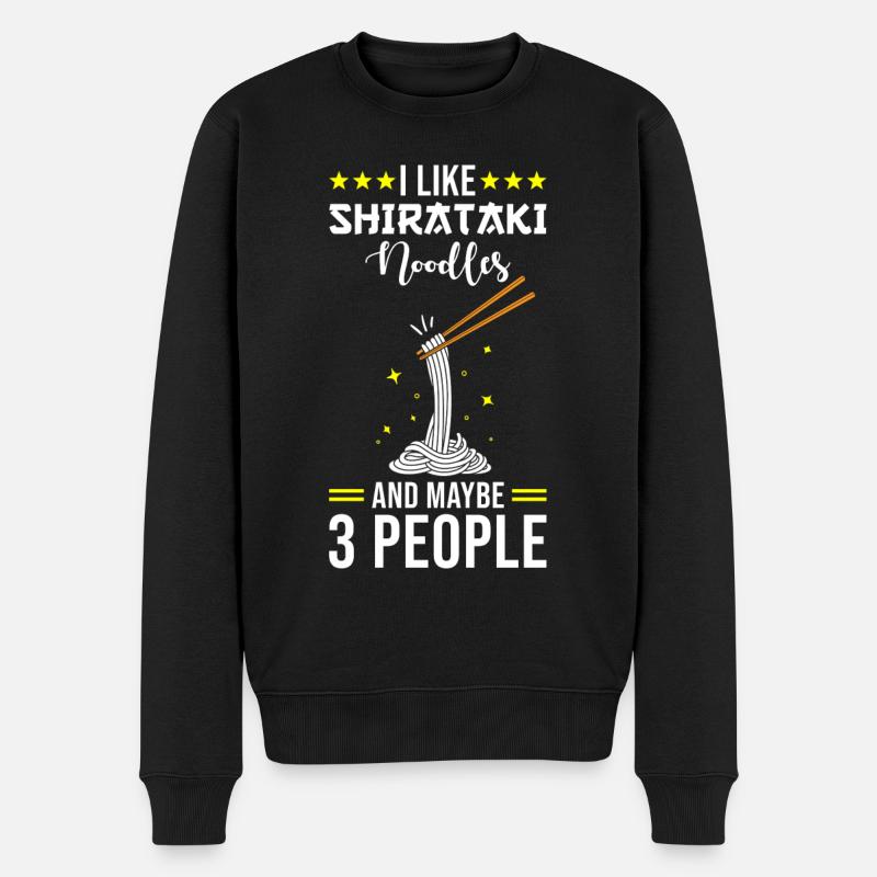 Nouilles Shiritaki - Pull Premium bio Homme - noir