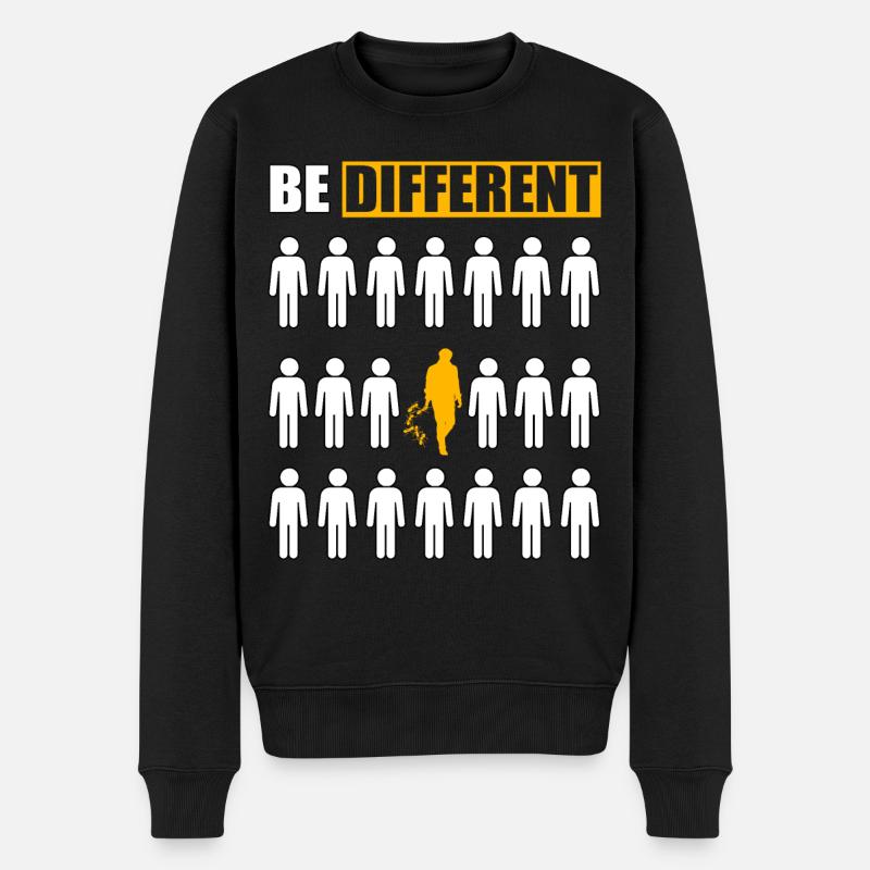 Soyez différent - Pull Premium bio Homme - noir