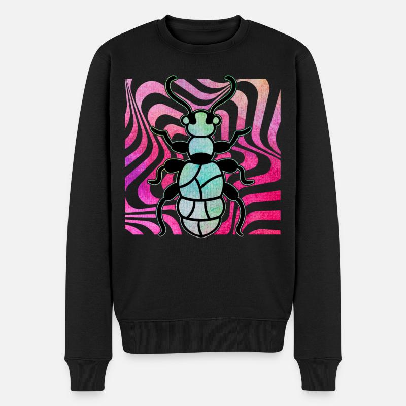 fourmi - Pull Premium bio Homme - noir