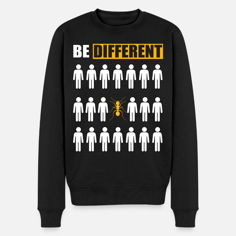 Soyez différent - Pull Premium bio Homme - noir