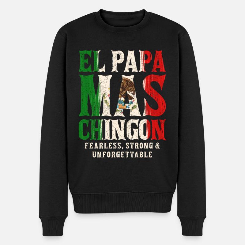El Papa Mas Chingon - Pull Premium bio Homme - noir